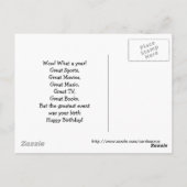 1949 Great Events Birthday Card Briefkaart (Achterkant)