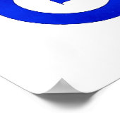 1949 Grieks eiland Mykonos Poster (Hoek)