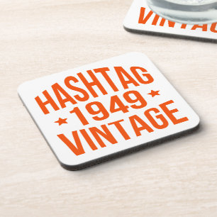 1949 Hashtag  Bier Onderzetter