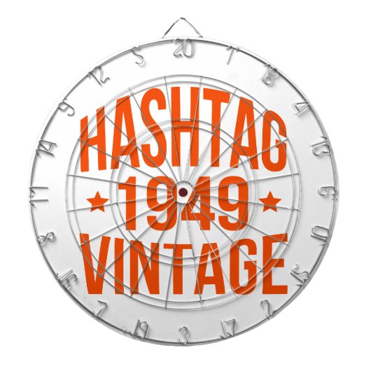 1949 Hashtag Dartbord (Voorkant)