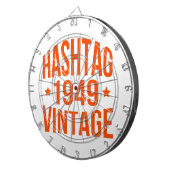 1949 Hashtag Dartbord (Voorkant Rechts)