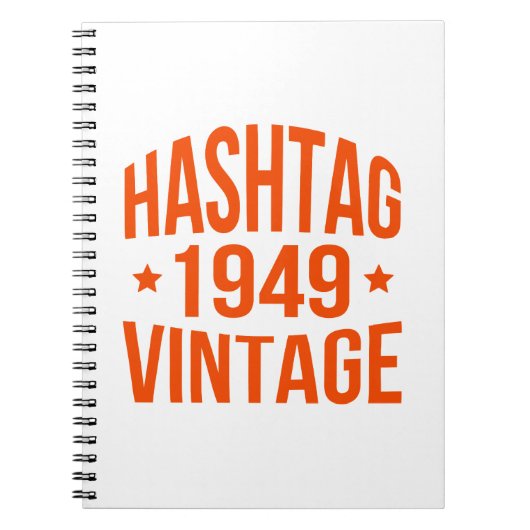 1949 Hashtag  Notitieboek (Voorkant)