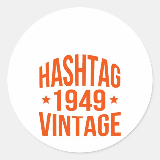 1949 Hashtag Sticker (Voorkant)