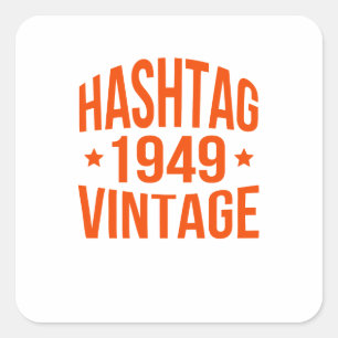 1949 Hashtag  Sticker