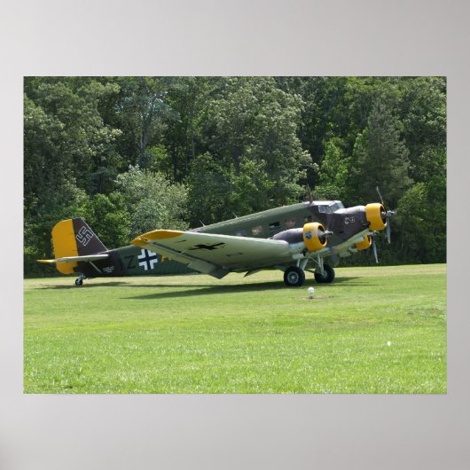 1949 Junkers Ju-52. Poster (Voorkant)
