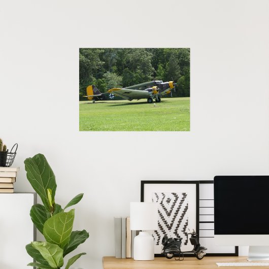 1949 Junkers Ju-52. Poster (Thuiskantoor)