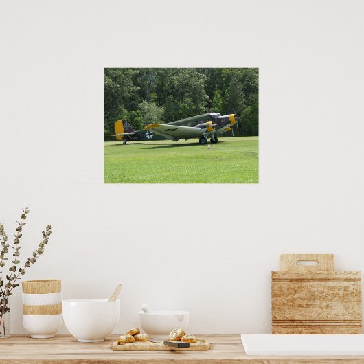 1949 Junkers Ju-52. Poster (Keuken)