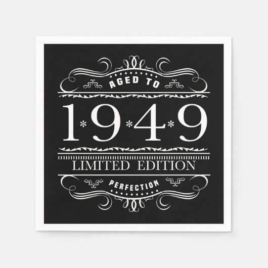 1949 Limited Edition Birthday Servet (Voorkant)