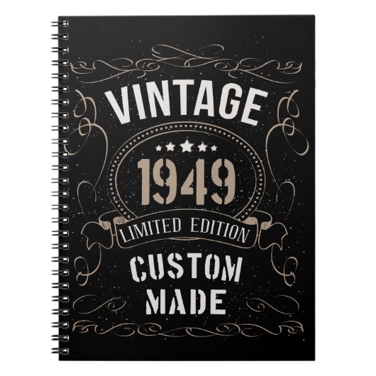 1949 Limited Edition Custom made Notitieboek (Voorkant)