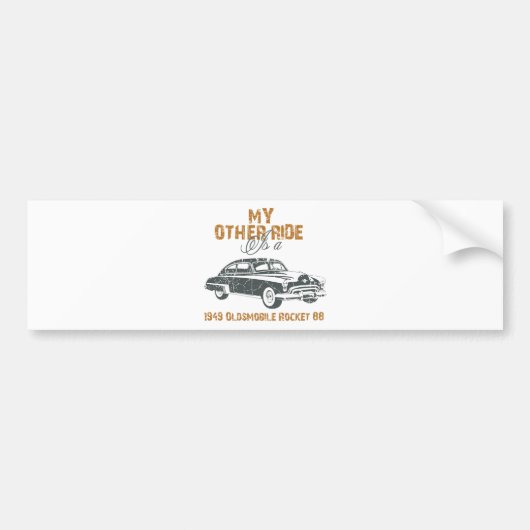 1949 Oldsmobile Rocket 88 Bumpersticker (Voorkant)