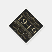 1949 Perfect-Leeftijd 70th Birthday Servet (Hoek)