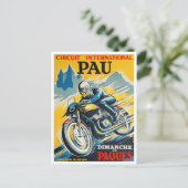1949  races op het gebied van de motorfiets Pau Briefkaart (Staand voorkant)
