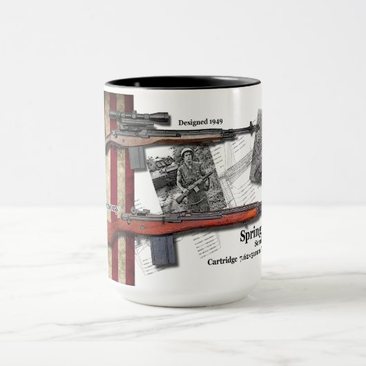 1949 Springfield M14 Coffee-Mok Mok (Midden)