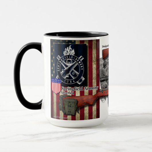 1949 Springfield M14 Precision Coffee-Mok Mok (Links)