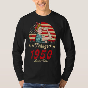 1950 1950 72e dag 72 jaar oud t-shirt