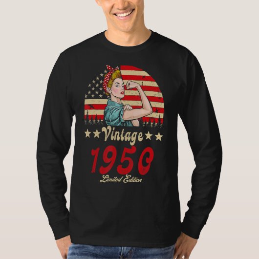 1950 1950 72e dag 72 jaar oud t-shirt (Voorkant)