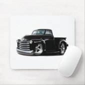 1950-52 Chevy Black Truck Muismat (Met muis)