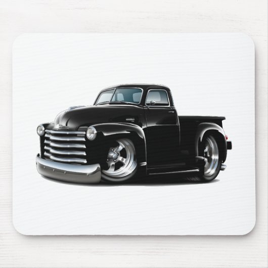 1950-52 Chevy Black Truck Muismat (Voorkant)