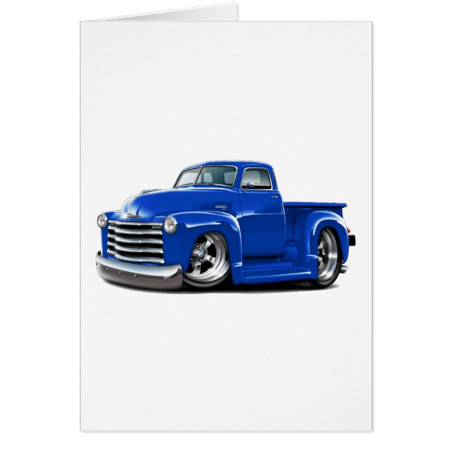 1950-52 Chevy Blue Truck (Voorkant)