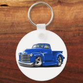 1950-52 Chevy Blue Truck Sleutelhanger (Voorkant)