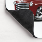 1950-52 Chevy Maroon Truck Muismat (Hoek)