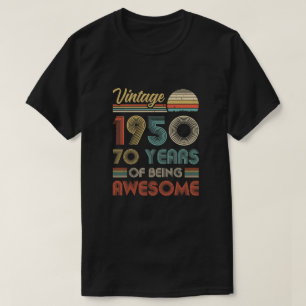 1950 70e verjaardag Gift 70 jaar oud T-shirt