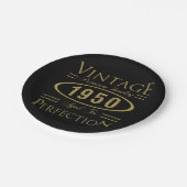  1950 - 70e verjaardag - Premium - kwaliteit Papieren Bordje (Gekanteld)