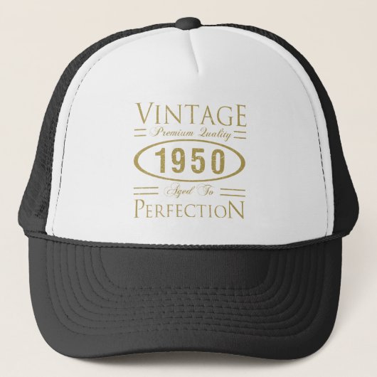 1950 - 70e verjaardag - Premium - kwaliteit Trucker Pet (Voorkant)