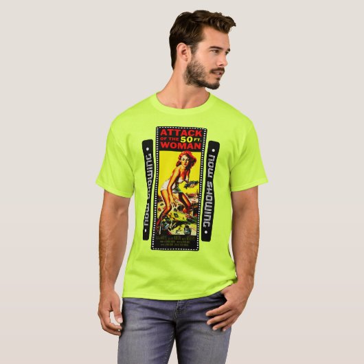 1950 Aanval van de 50 ft. Vrouw T-shirt (Voorkant volledig)