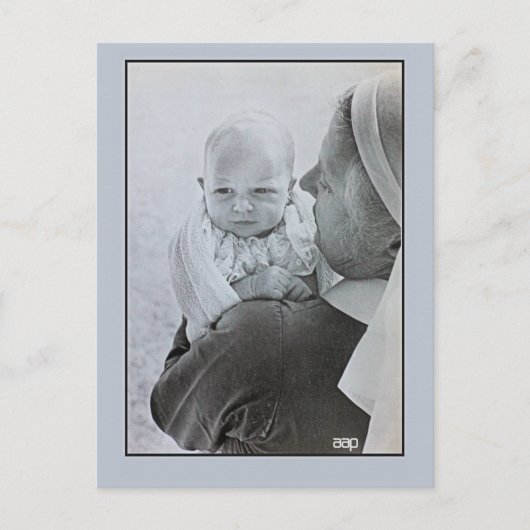 1950 Anne, Princess Royal als baby Briefkaart (Voorkant)