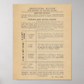  1950 Atomic Bomb Safety Poster (Voorkant)