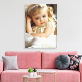 1950 Baby meisje Canvas Afdruk (Insitu (Woonkamer))