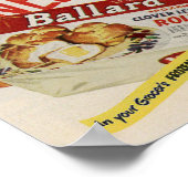 1950 Ballard Biscuits ad Poster (Hoek)
