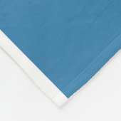 1950 blauwe DeSoto-afdruk Fleece Deken (Hoek)