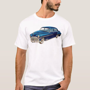 1950 blauwe DeSoto-autoafdrukken T-shirt