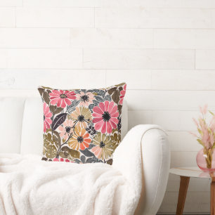 1950 Bloemenrepro Kussen