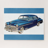 1950 Blue DeSoto Legpuzzel (Horizontaal)