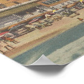 1950 Boardwalk at 14th Street, Ocean City, MD Poster (Hoek)