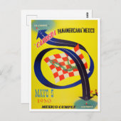 1950 Carrera Panamericana: wijnbouw Briefkaart (Voorkant / Achterkant)