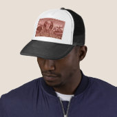1950 Casey Jones Railroad Stamp Trucker Pet (In situ)