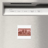 1950 Casey Jones Stempel Magneet (Insitu (Vaatwasser))