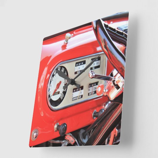 1950 Classic Pickup Dashboard Vierkante Klok (Hoek)