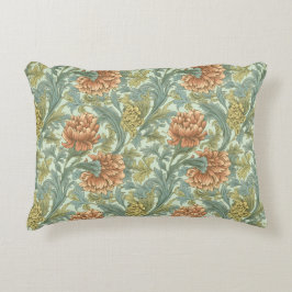 1950 Classy floral Artistieke oude stijl kasteel l Accent Kussen