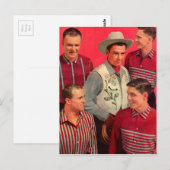 1950 Cowboy Paw en zijn jongens Briefkaart (Voorkant / Achterkant)