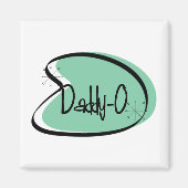 1950 Daddy-O Hep Kat  Magneet Vaderdag (Voorkant)