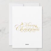 1950  dame kerstgroeten feestdagenkaart (Achterkant)