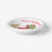 1950  dame kerstgroeten papieren kommen (Gebogen)