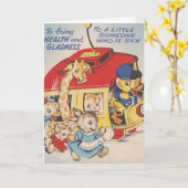 1950 Dieren in dierentuin worden snel beter Kaart (Gele Bloem)