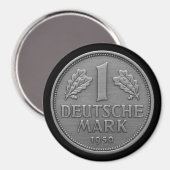 1950 Duits One Mark Magneet (Voorkant / Achterkant)
