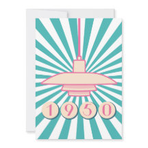 1950 en elegante uitnodiging